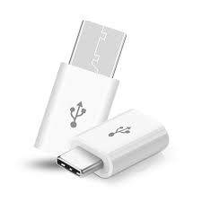 Adaptador Micro Usb Tipo B Para Usb Tipo C Branco