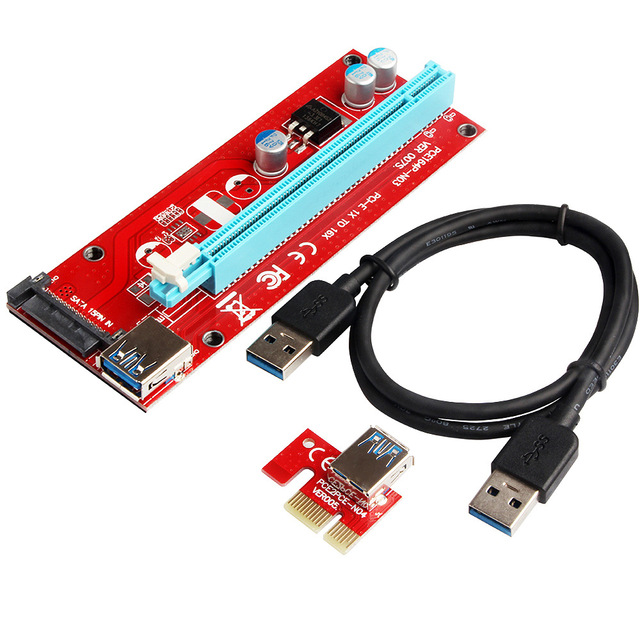 Riser PCI-E 1X para PCI-E 16X ver.007S