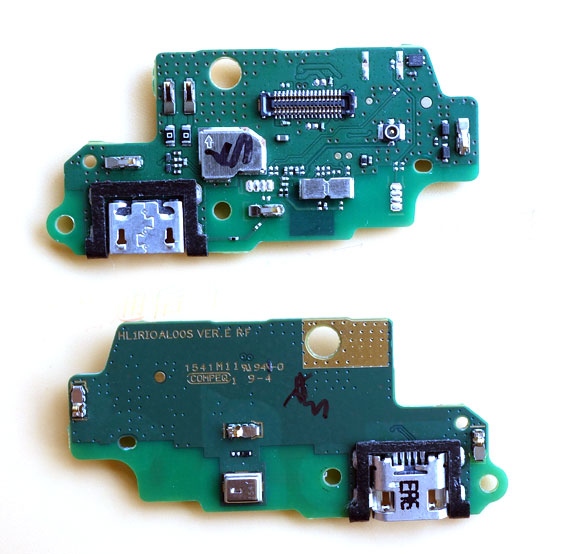 Conector de carga e acessórios e microfone para Huawei G8