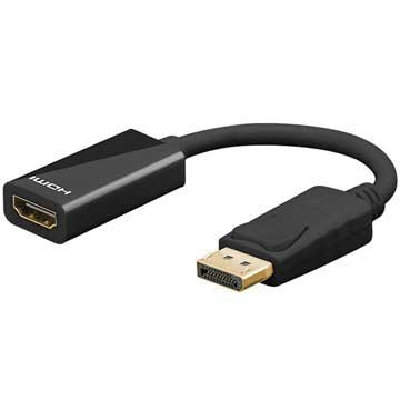 Adaptador display port com saída HDMI. Longitude : 20cm