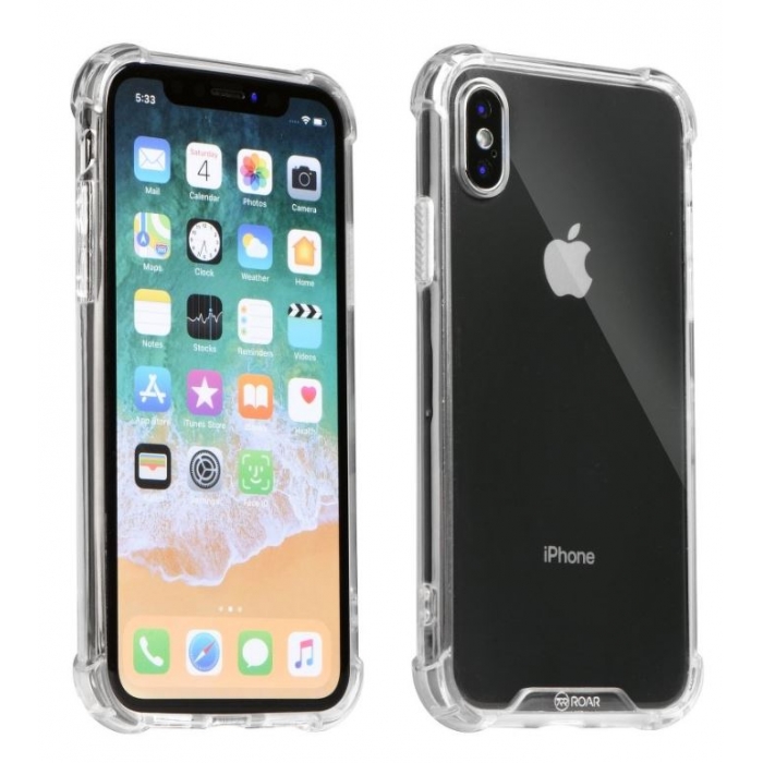 Capa Armor Jelly Roar para iPhone X / XS Transparente