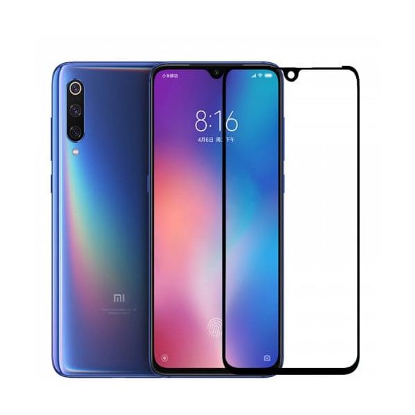 Película  5D para  Xiaomi Mi 9  Preta