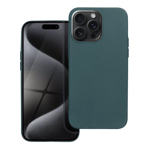 Capa MATT para IPHONE 15 Pro Max verde escuro