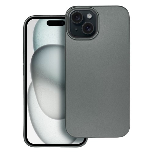 Capa METÁLICA para iPhone 15 cinza