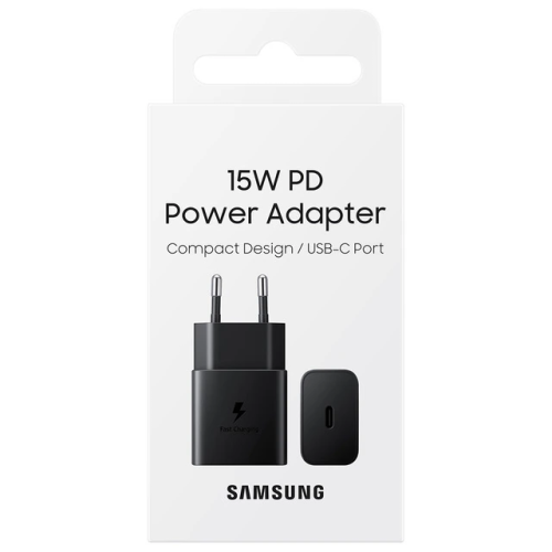 Samsung Carregador Fast Charging Type-C 15W EP-T1510NBEGEU