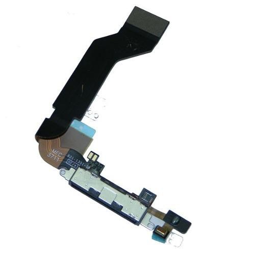 Flex com conector acessórios + carga + dados iPhone 4 preto