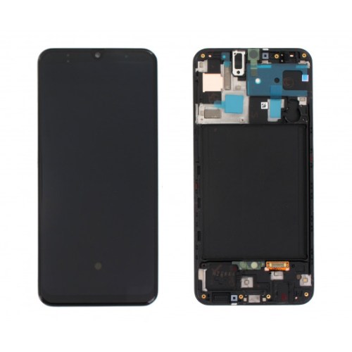 Display Samsung A50 A505F preto Original service pack