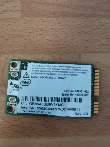 Intel WM3945ABG MOW2 Anatel Placa Wifi Recondicionado