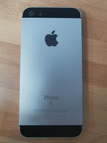 IPhone SE Carcaça Traseira Silver Grade B Recondicionado