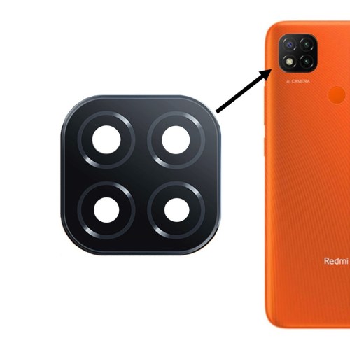 Lente de câmara traseira para Xiaomi Redmi 9C