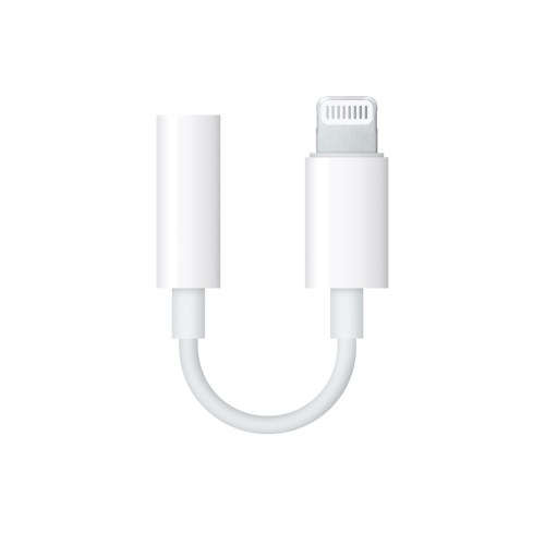 Adaptador Lightning para Jack Audio 3.5mm Branco