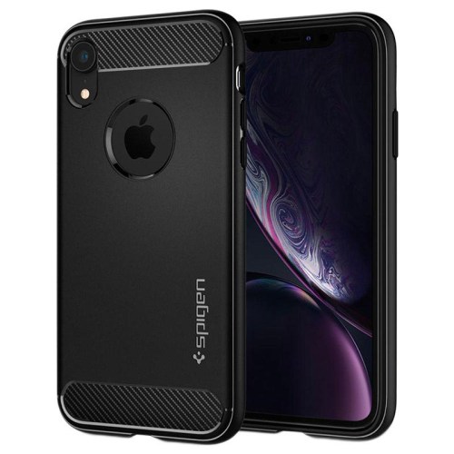 Capa Spigen Rugged Armor para iPhone XR Matte Preta