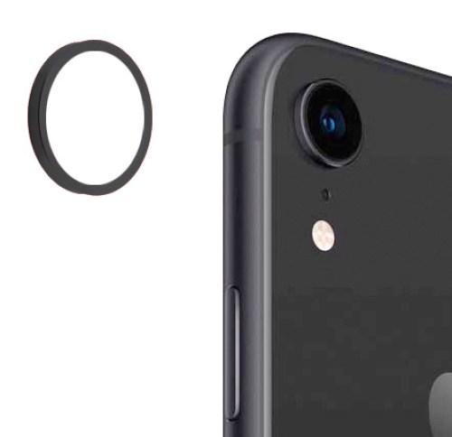 Aro de Camera para Iphone Xr Preto