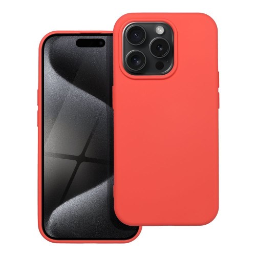 Capa SILICONE para IPHONE 15 PRO pêssego