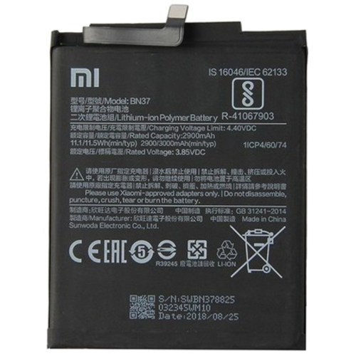 Bateria Xiaomi Redmi 6, Redmi 6A BN37