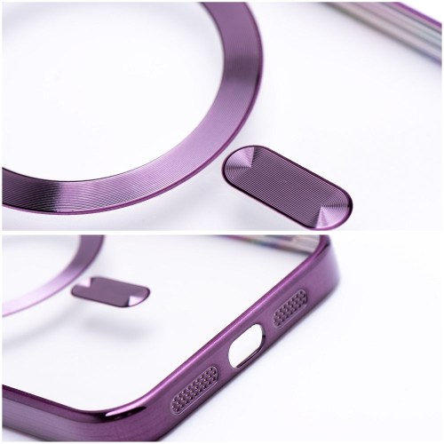 Capa Electro Mag compatível com MagSafe para IPHONE 14 PRO deep purple