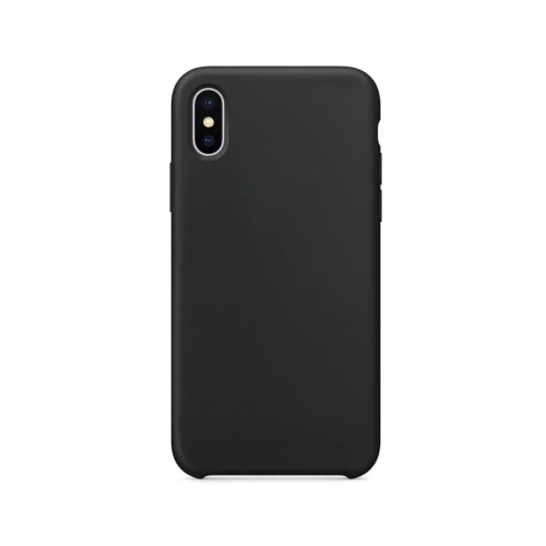 Capa silicone preta para iPhone X/ XS