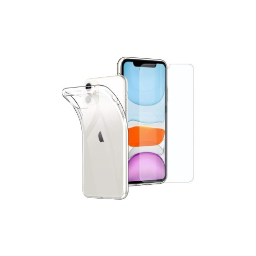 Capa de silicone transparente para iPhone 14 6.1 de 0.5mm