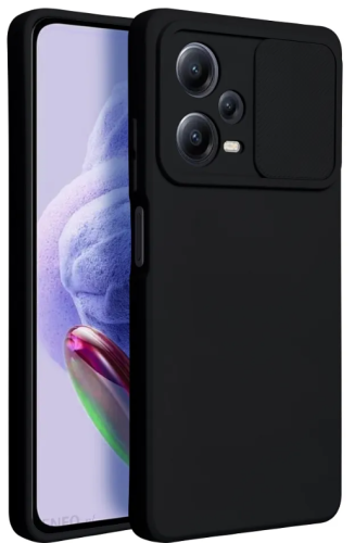 Capa Slide para Xiaomi Redmi Note 12 Pro Plus 5G preto