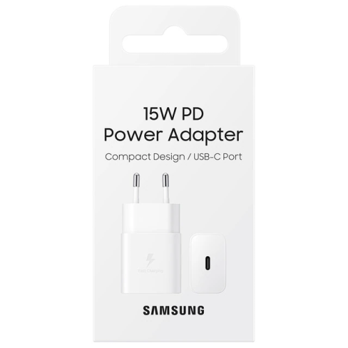 Samsung Carregador Rápido 15W Branco EP-T1510NWEGEU