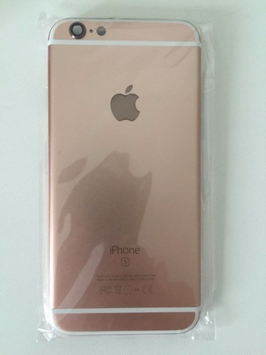 Carcaça ou chassis iPhone 6S Rose Gold sem componentes com logo