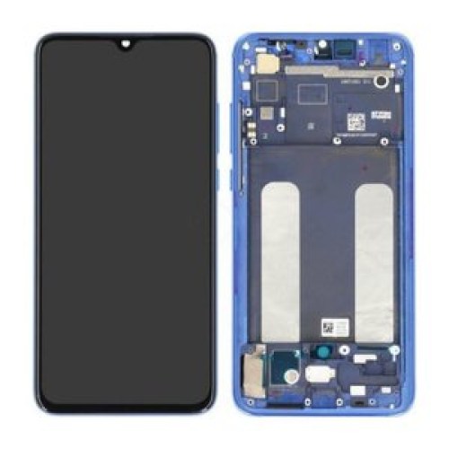 Display ou ecrã com frame Para Xiaomi Mi 9 Lite 4G 2019 M1904F3BG Azul Service Pack