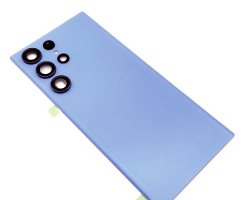 Tampa Traseira com Lente Sky Blue para Samsung Galaxy S22 Ultra