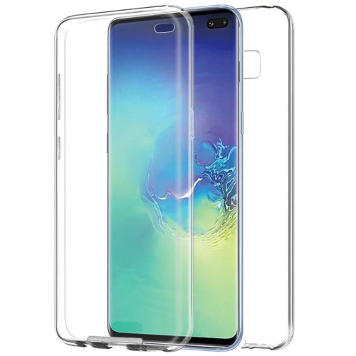 Capa silicone 360 transparente Samsung S10