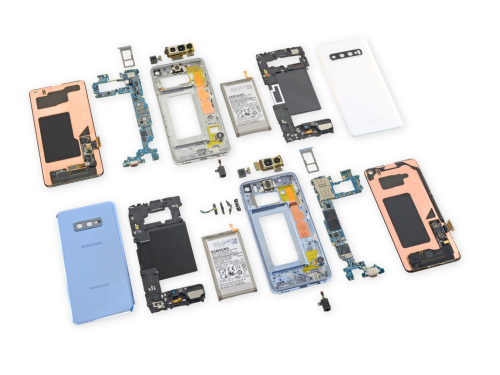 Samsung S10e Substituição da Câmera Traseira 