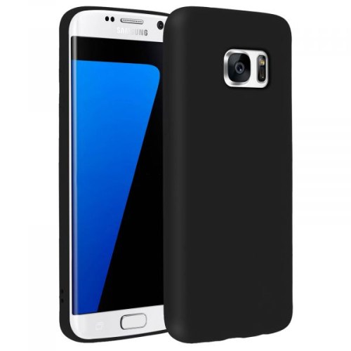 Forcell Capa Samsung Galaxy S7 Edge Forcell Soft Touch Silicone Black