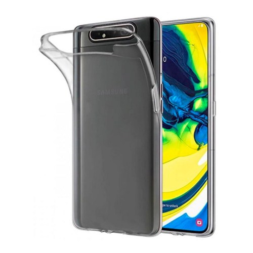 Capa silicone transparente Samsung A80