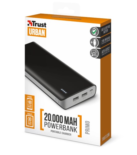 Powerbank Trust Primo 20000mAh 21795