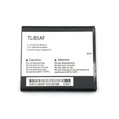 Bateria TLIB5AF para Alcatel OneTouch 997, 997D, TCL S710, S800