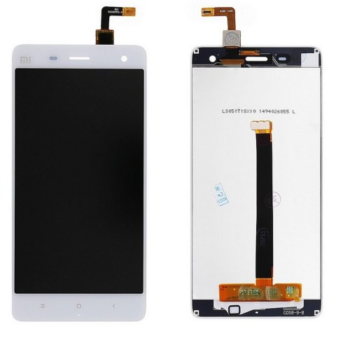 Display completo (LCD/touch/vidro) Xiaomi Mi4 Branco